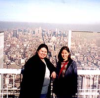 On top of World Trade Center.
